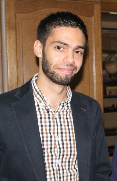 Ali Hamdan at ACOR in October, 2015. Photo by Firas Bqa'in.